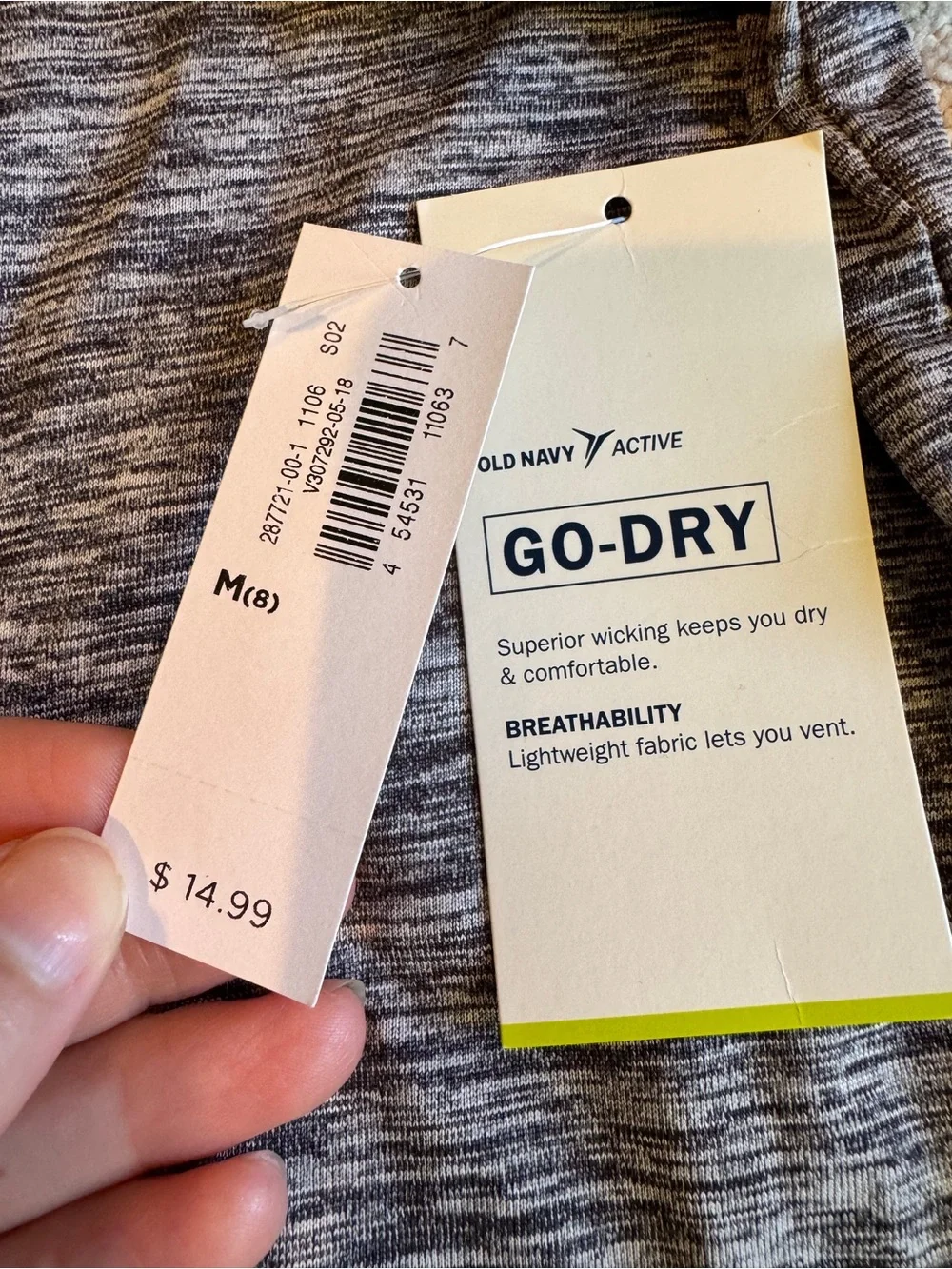 Old Navy Kids Long Sleeve Heather Gray Top